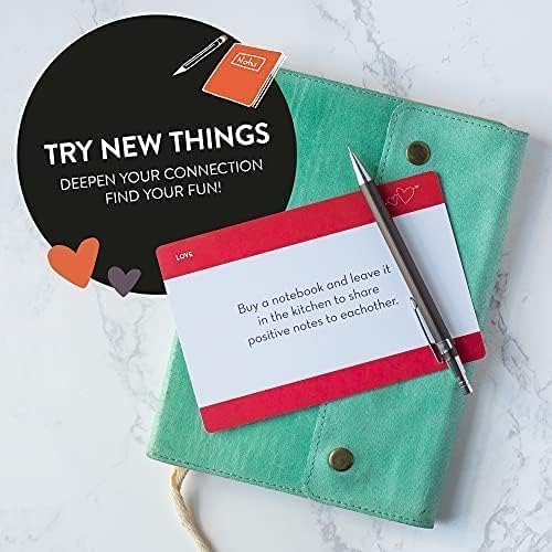 Flowjo Couple's Bucket List - The Couple Games - Couple Cards Date Night Gifts - 100 Romantic & Adventurous Couples Date Ideas - Reconnect, Bond, and Ignite The Spark of Deeper Love!