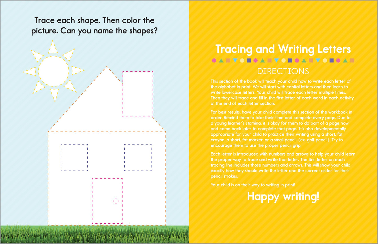 My First Learn-to-Write Workbook: Practice for Kids with Pen Control, Line Tracing, Letters, and More!